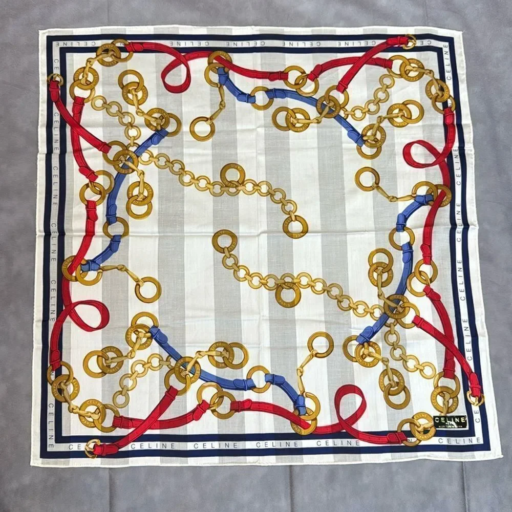 NWT Celine Handkerchief Scarf